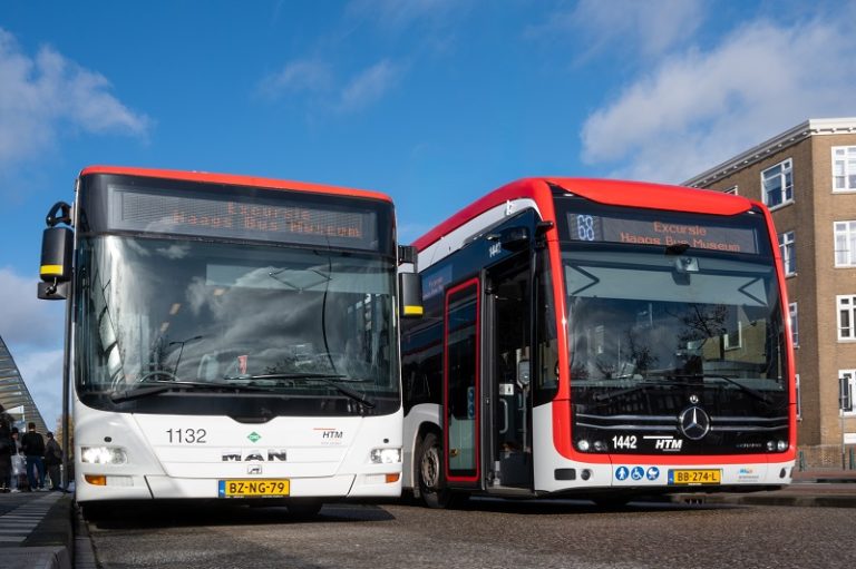 Afscheid van de HTM aardgasbus - Haags Openbaar Vervoer Museum